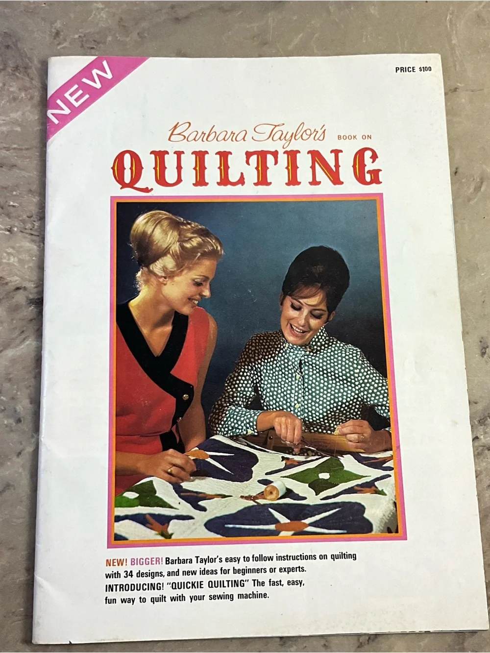 Vintage Barbara Taylors Book on Quilting with 34 Designs